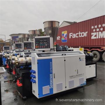 Machine de profils de fenêtre de plafond en PVC en plastique à grande vitesse